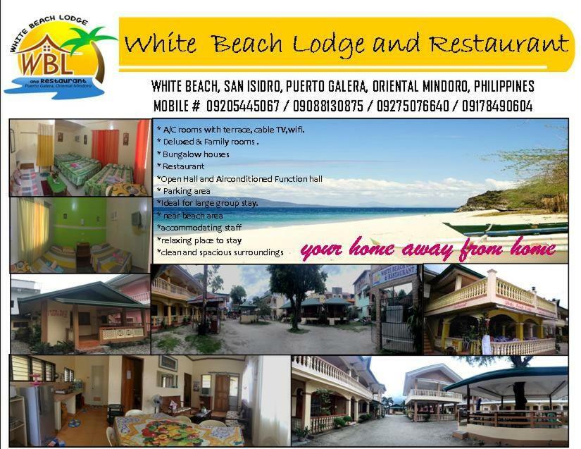 White Beach Lodge And Restaurant Puerto Galera Extérieur photo